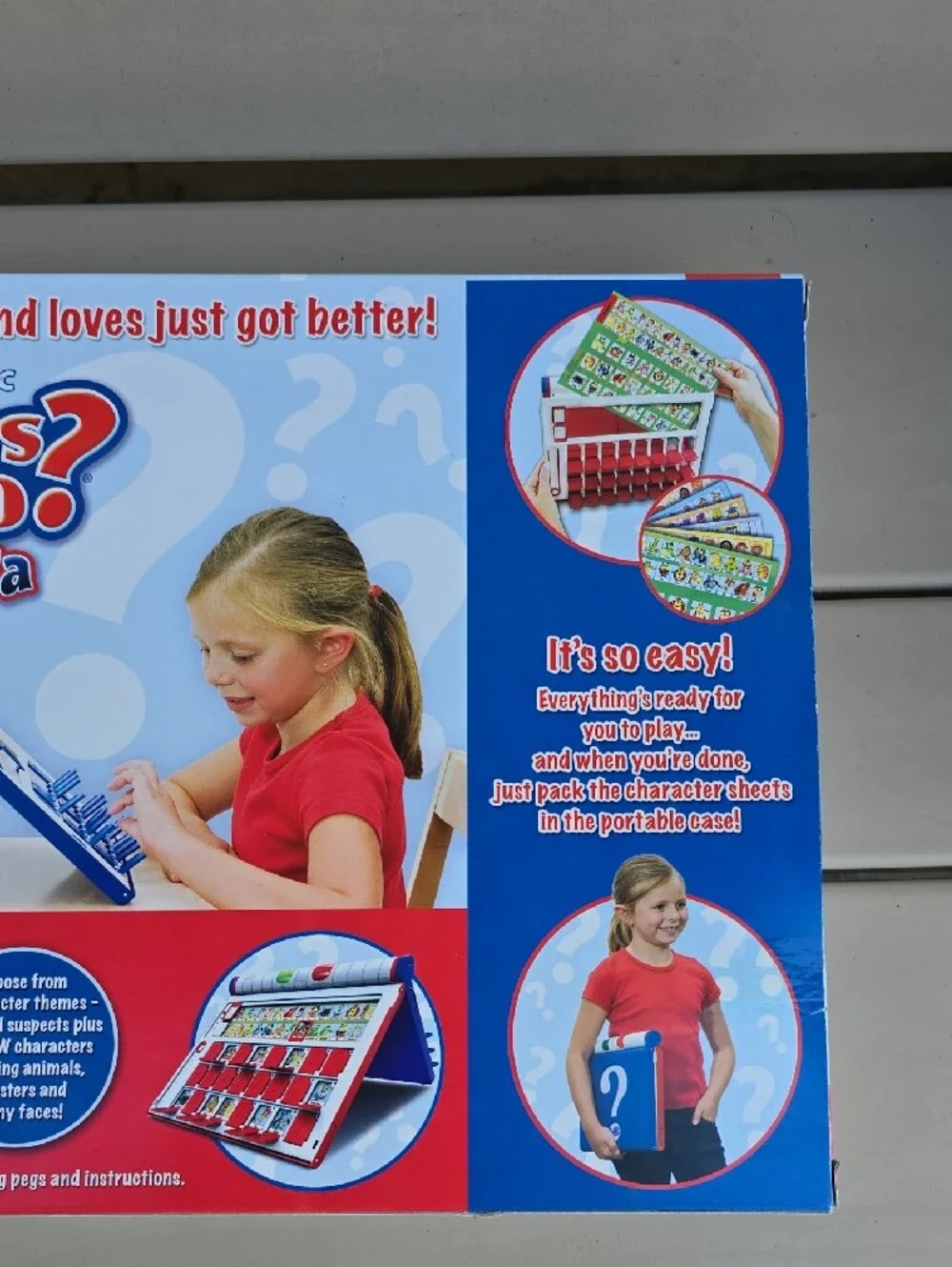 Hasbro Guess Who? Extra Electronic Game - Blue Frame with Red Panels